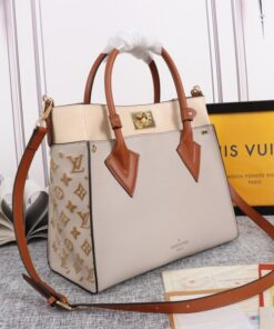 Alternative view of Louis Vuitton On My Side MM Tote In Galet Gray