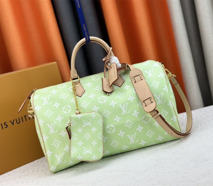 Louis Vuitton Speedy P9 Bandouliere 40 Bag In Light Green
