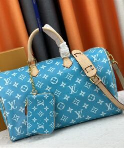 Louis Vuitton Speedy P9 Bandouliere 40 Bag In Turquoise
