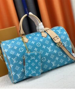 Alternative view of Louis Vuitton Speedy P9 Bandouliere 40 Bag In Turquoise