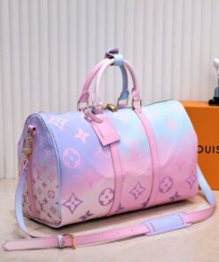 Alternative view of Louis Vuitton Spring 2022 Keepall 45 Luggage In Sunrise Pastel
