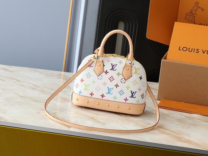 Replica LV X TM Alma BB Bag In White Bright Colors - Image 2