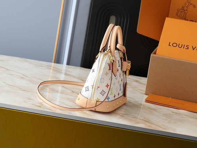 Replica LV X TM Alma BB Bag In White Bright Colors - Image 3