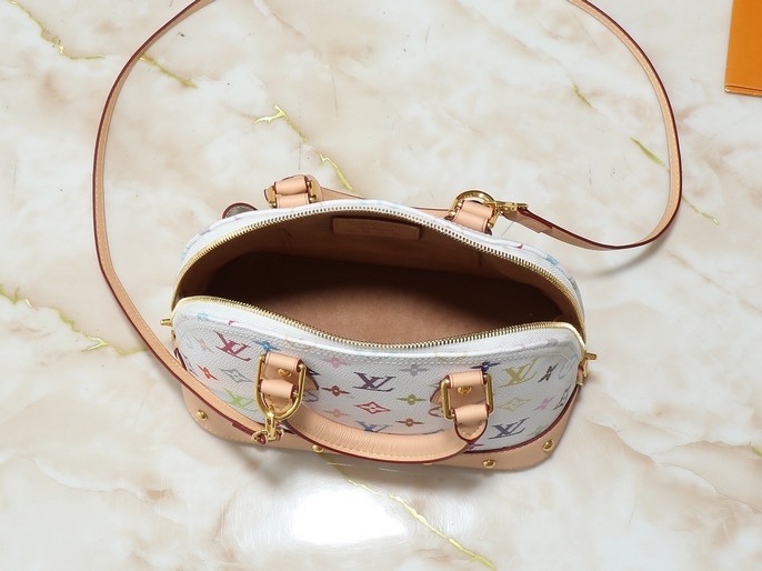 Replica LV X TM Alma BB Bag In White Bright Colors - Image 4