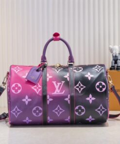 Spring 2022 Keepall 45 Travel Bag In Midnight Fuchsia