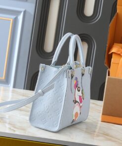 Alternative view of X TM Monogram Empreinte OnTheGo PM With Bijou Edition In Washed Blue