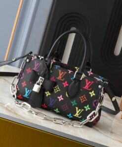X TM Multicolored Onthego East West Chain In Black
