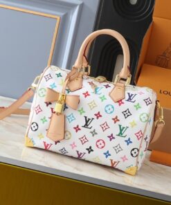 X TM Multicolored Speedy Bandouliere 25 In White